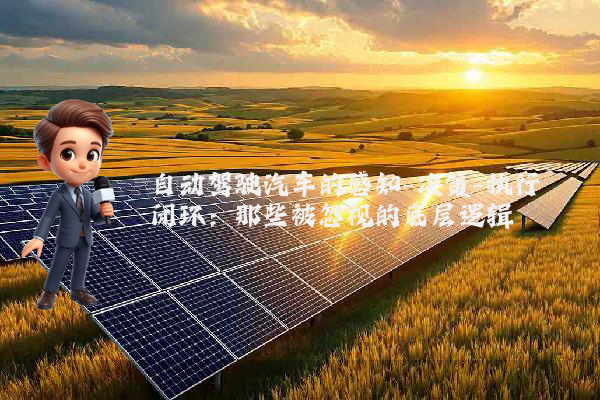 自动驾驶汽车的感知-决策-执行闭环:那些被忽视的底层逻辑