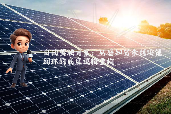 自动驾驶方案:从感知冗余到决策闭环的底层逻辑重构