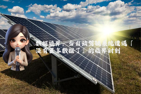 数据边界:当自动驾驶系统遭遇「没有更多数据了」的临界时刻