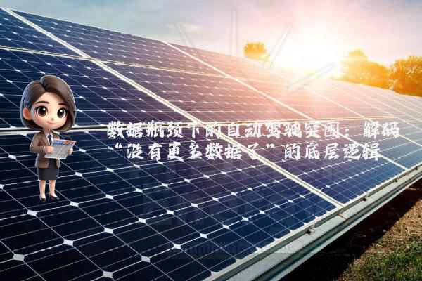 数据瓶颈下的自动驾驶突围：解码“没有更多数据了”的底层逻辑