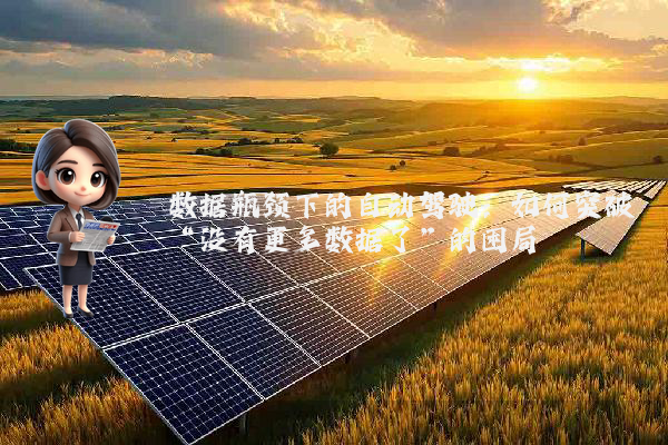 数据瓶颈下的自动驾驶:如何突破“没有更多数据了”的困局
